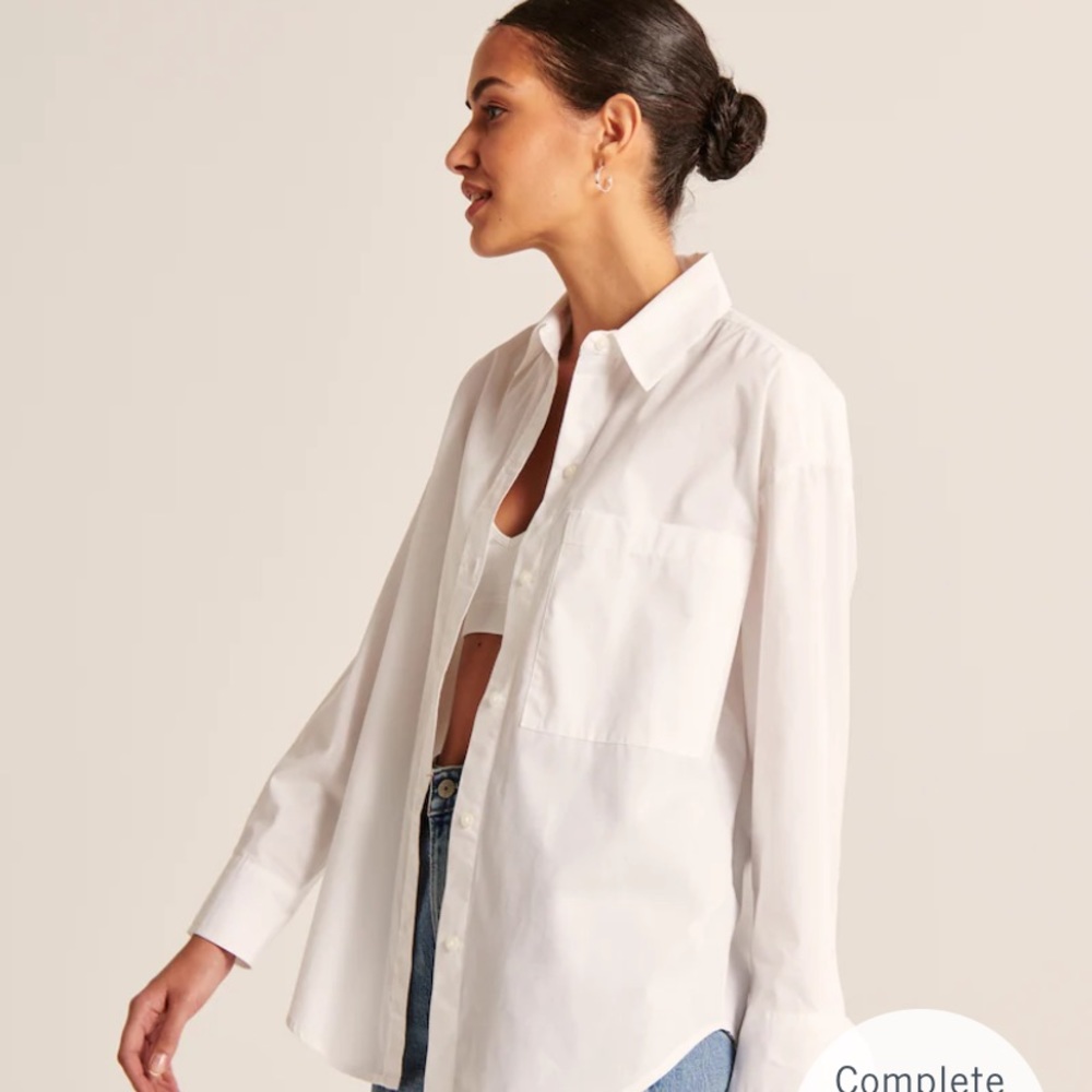 Oversized button up Abercrombie